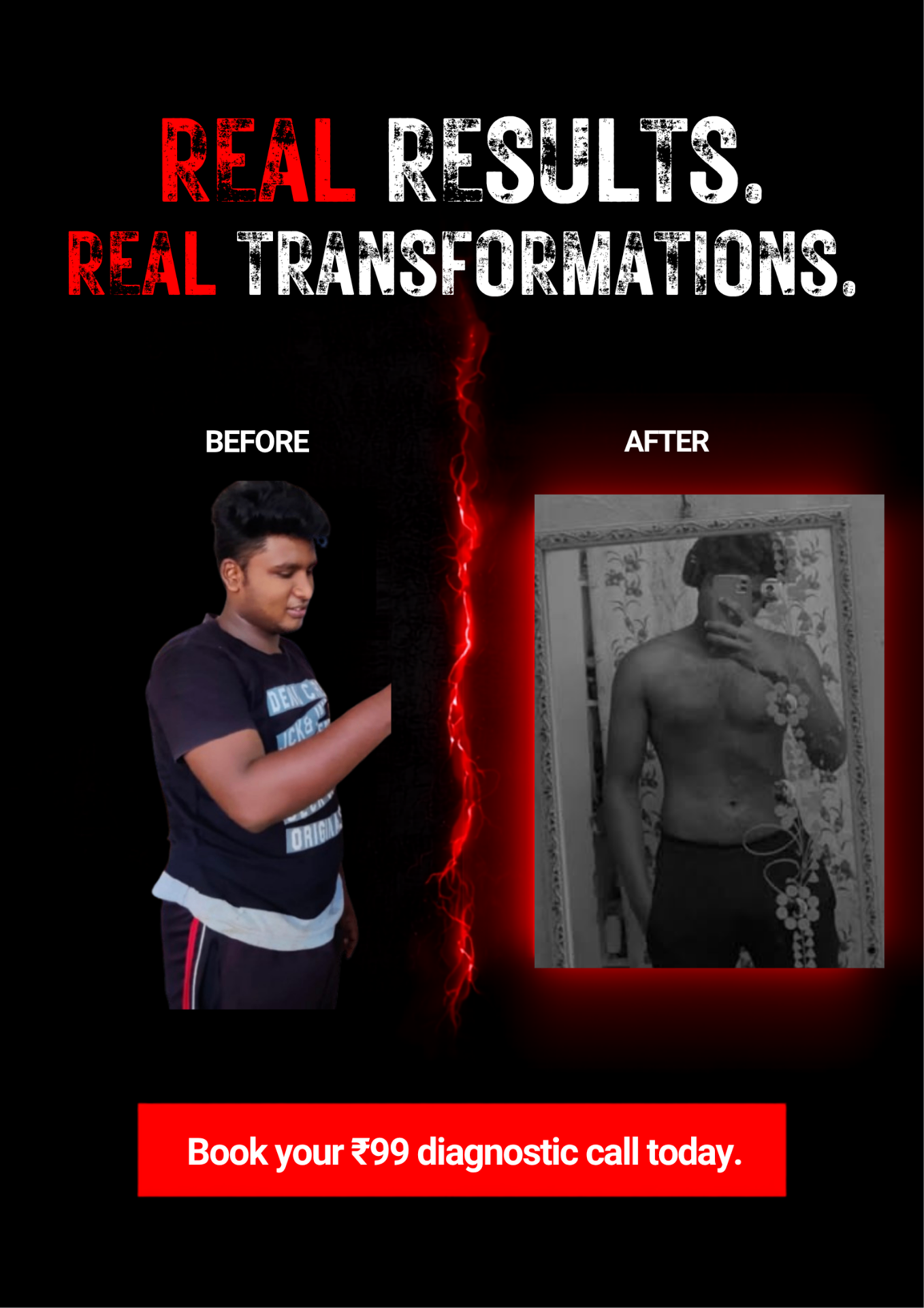 Hrishikesh — before and after transformation