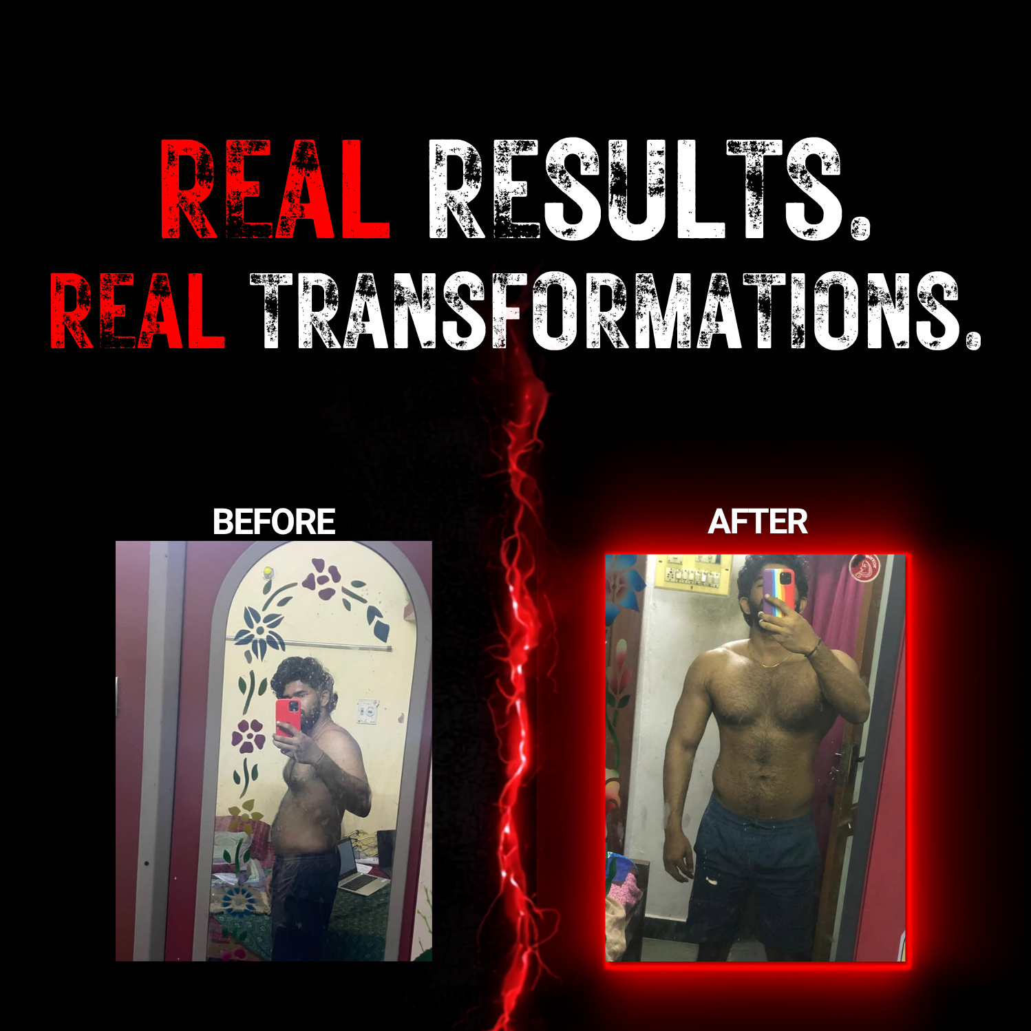 Client Transformation — before and after transformation
